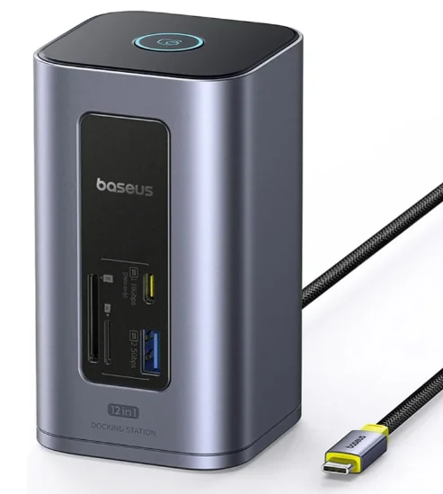 Док-станция Baseus NU1 Air Spacemate 12-in-1 B00568103813-00 Grey 