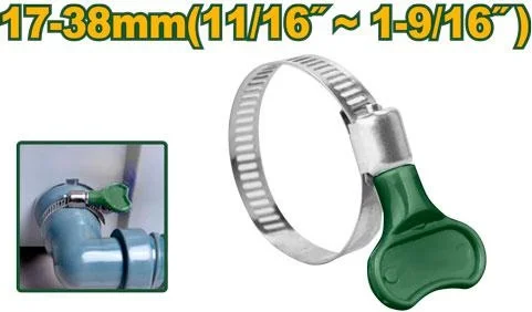 Хомут червячный Jadever от 17 до 38мм 1шт