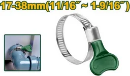 Хомут червячный Jadever от 17 до 38мм 1шт