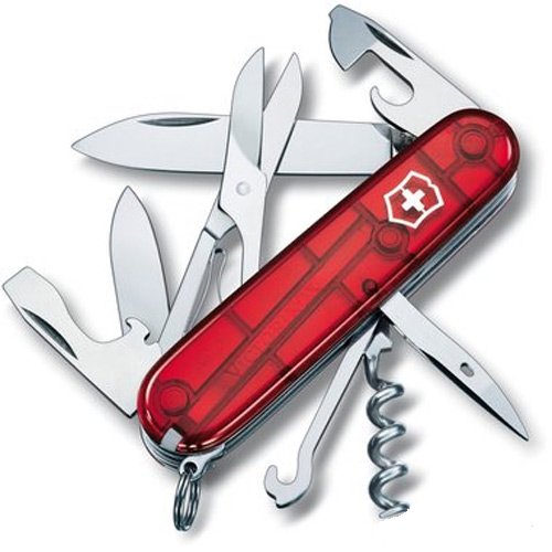 Нож швейцарский Victorinox Climber 1.3703.TB1 красный купить,NaN