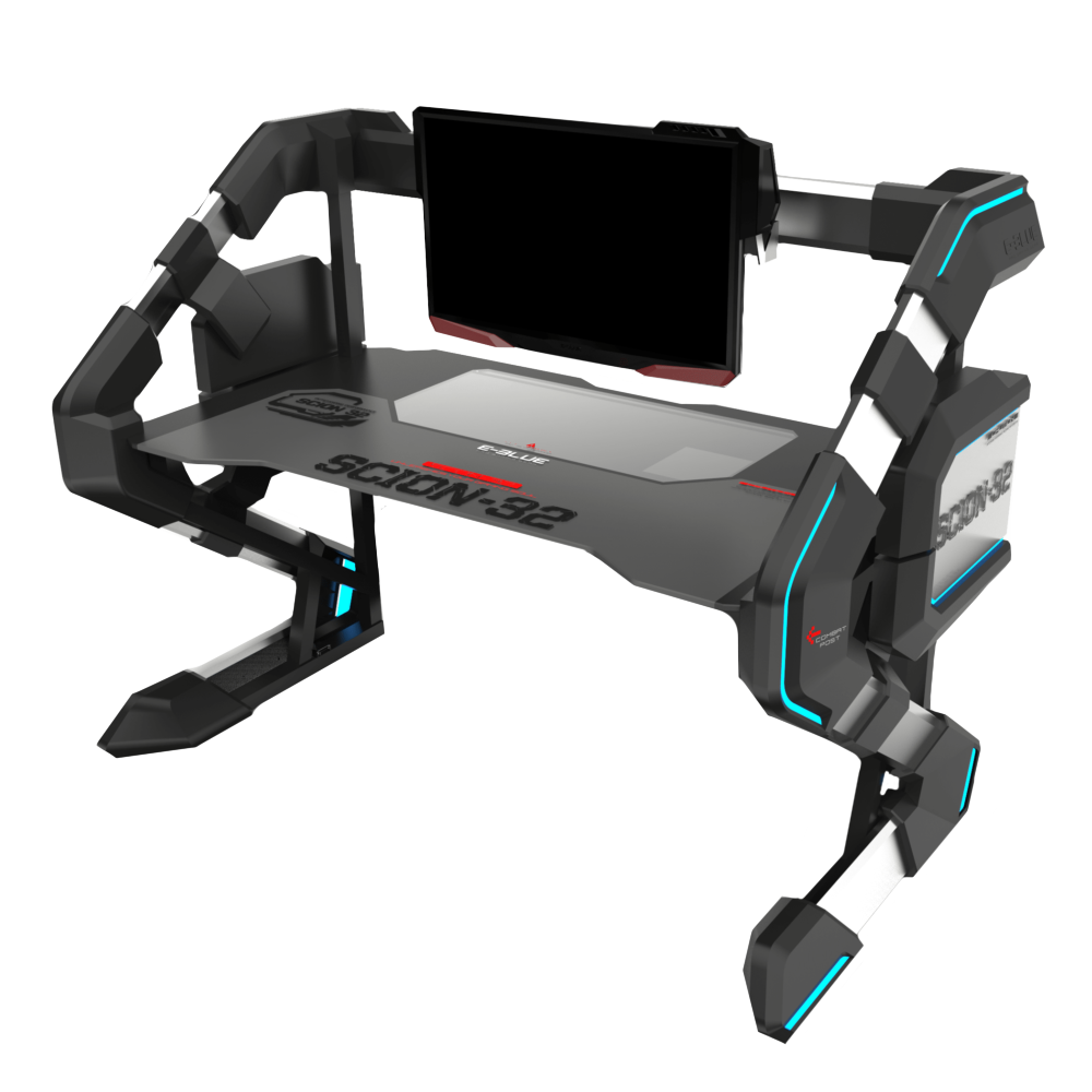 Компьютерный игровой стол E-Blue EGT546BKAA-IA cерый