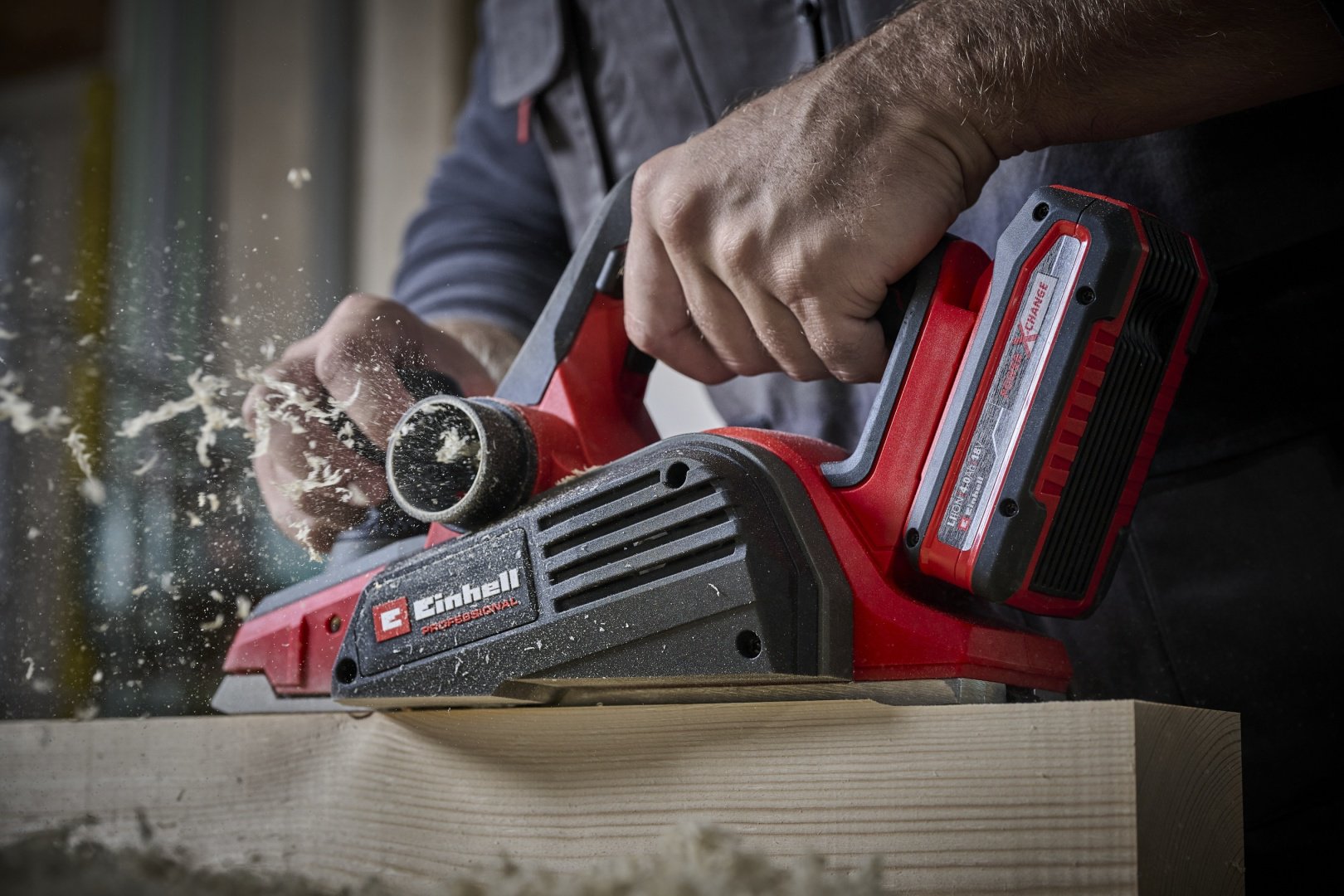 Аккум. Рубанок Einhell TP-PL 18/3 Li BL - Solo (4345405)