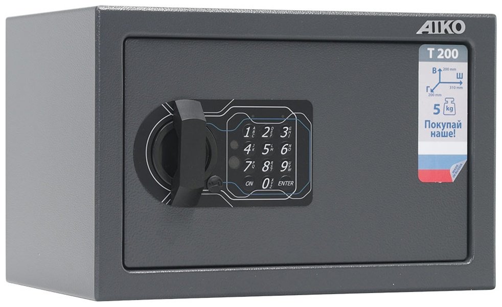Сейф AIKO S10399211214 электронный замок (310х200х200 мм) купить,NaN