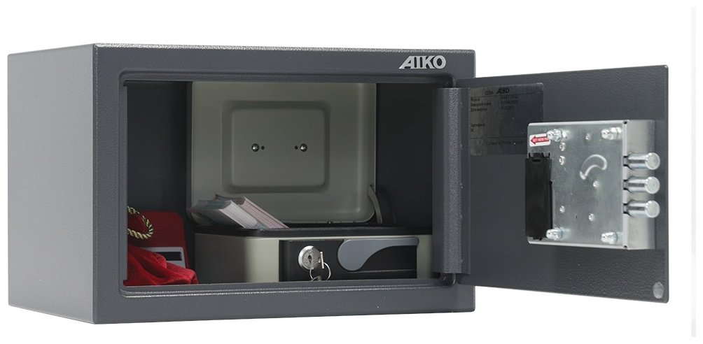 Сейф AIKO S10399211214 электронный замок (310х200х200 мм) купить,NaN