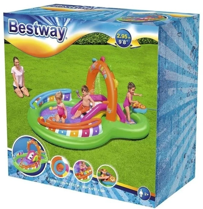 Бассейн надувной Bestway 53117 295x160x137см