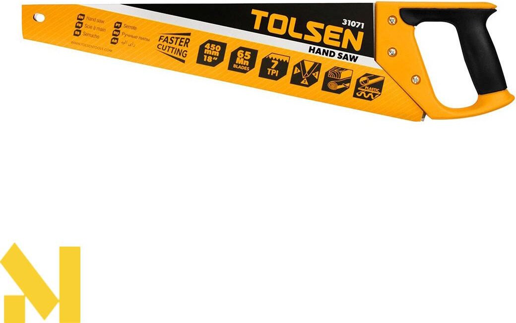 TOLSEN ножовка по дереву TOLSEN 31065 550 мм