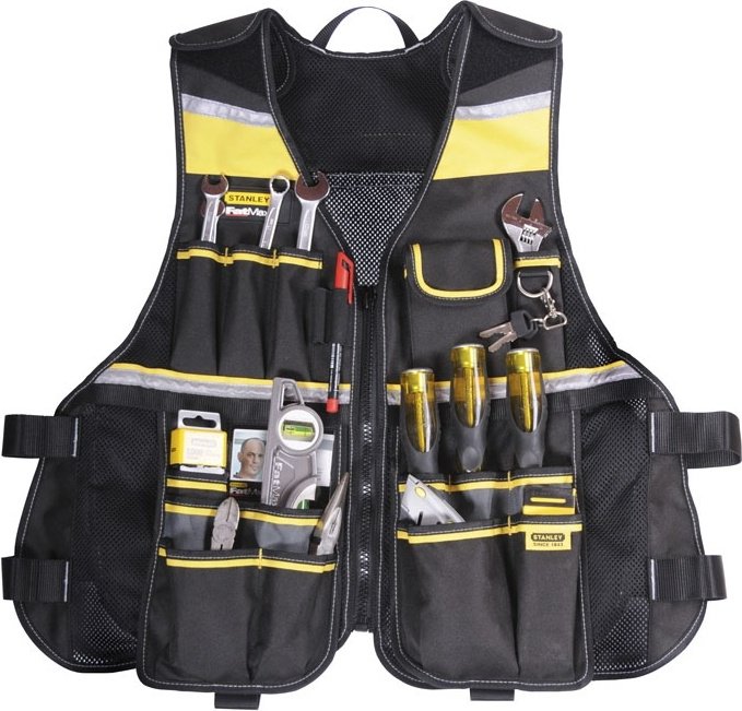 STANLEY жилет FatMax Tool Vest FMST1-71181, черный