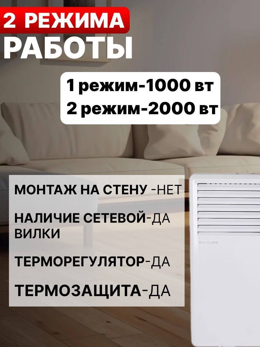 Конвектор Ресанта ОК-2000 белый