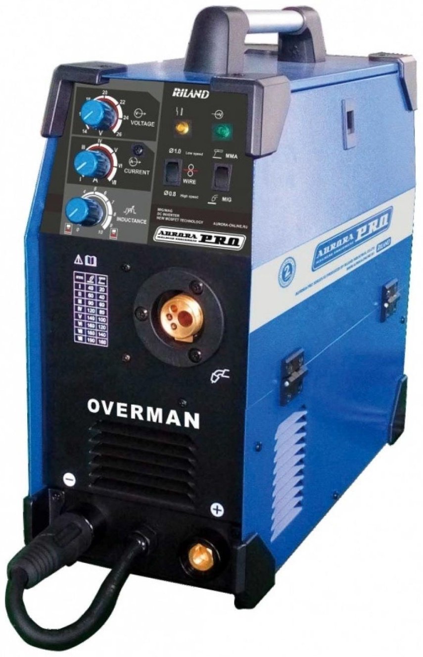 AuroraPRO сварочный инвертор OVERMAN 205 26644 (MIG/MAG, MMA) 3 в 1 купить,288800