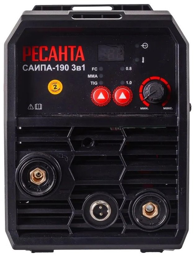 Ресанта сварочный полуавтомат САИПА-190 3в1 65/182 (аргонная (аргонодуговая) сварка, ручная дуговая сварка (MMA), FCAW) купить,NaN
