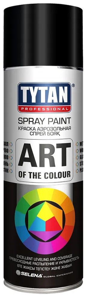 TYTAN краска Tytan Professional Art Of The Colour тон черный, 400 мл купить,1300