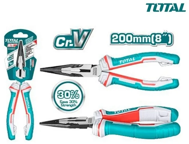 Длинногубцы Total THT220806S 200мм