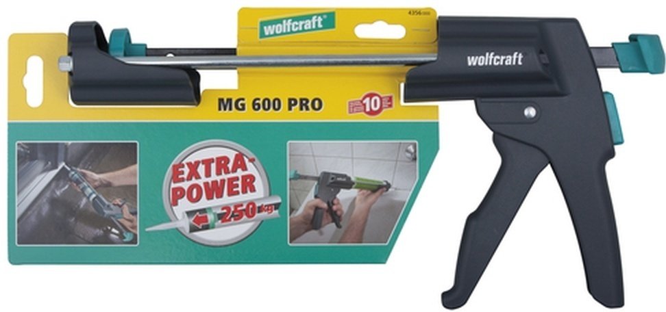 Пистолет Wolfcraft скелетный MG 600 PRO 310 мл купить,NaN