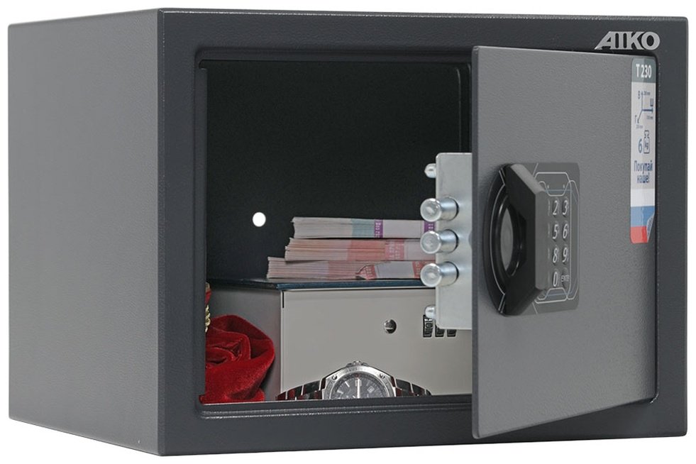 Сейф AIKO S10399211614 электронный замок (310х230х250 мм) купить,44110