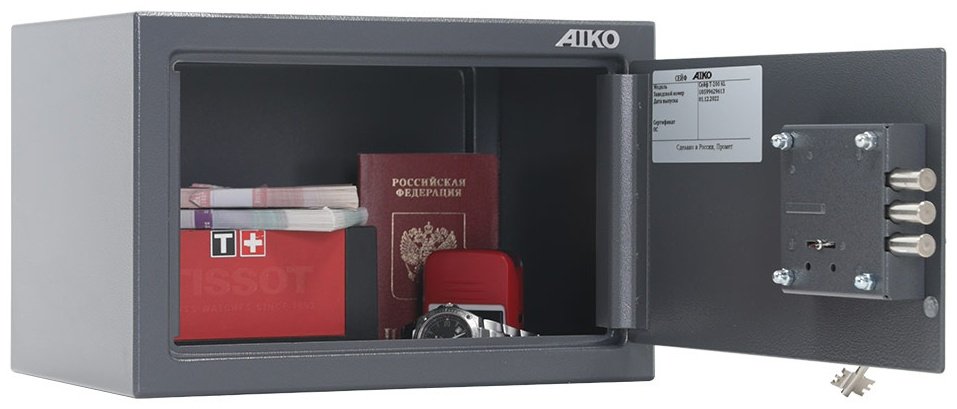 Сейф AIKO T-200 KL ключевой замок (310х200х200 мм)