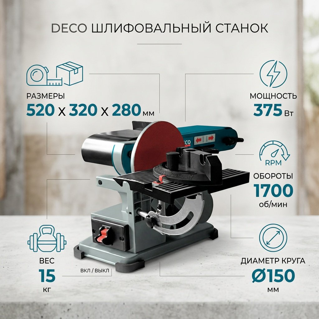 Станок ALTECO тарельчато-ленточный шлифовальный станок BDS 100/150 59608