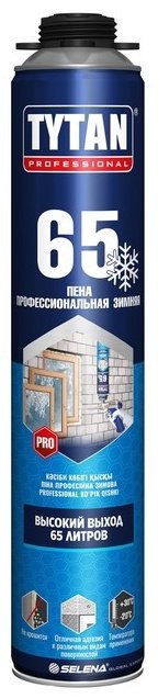 TYTAN пена Professional 65 зимняя, 750 мл 1 шт купить,NaN
