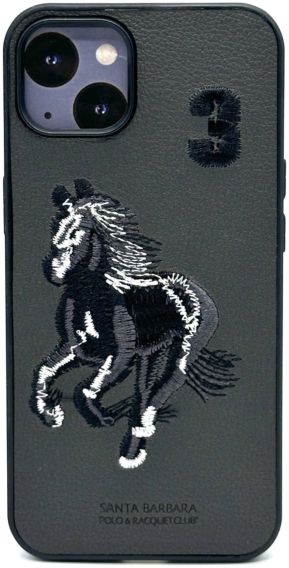 Чехол Santa Barbara Polo & Racquet Club для Apple iPhone 16 серый купить,1566