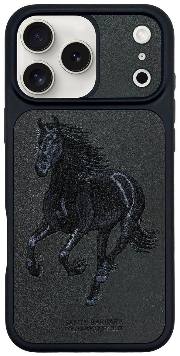 Чехол Santa Barbara Polo & Racquet Club для Apple iPhone 17 Pro Max черный купить,1197