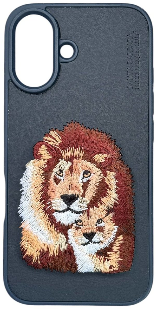 Чехол Santa Barbara Polo & Racquet Club для Apple iPhone 16 синий купить,1270