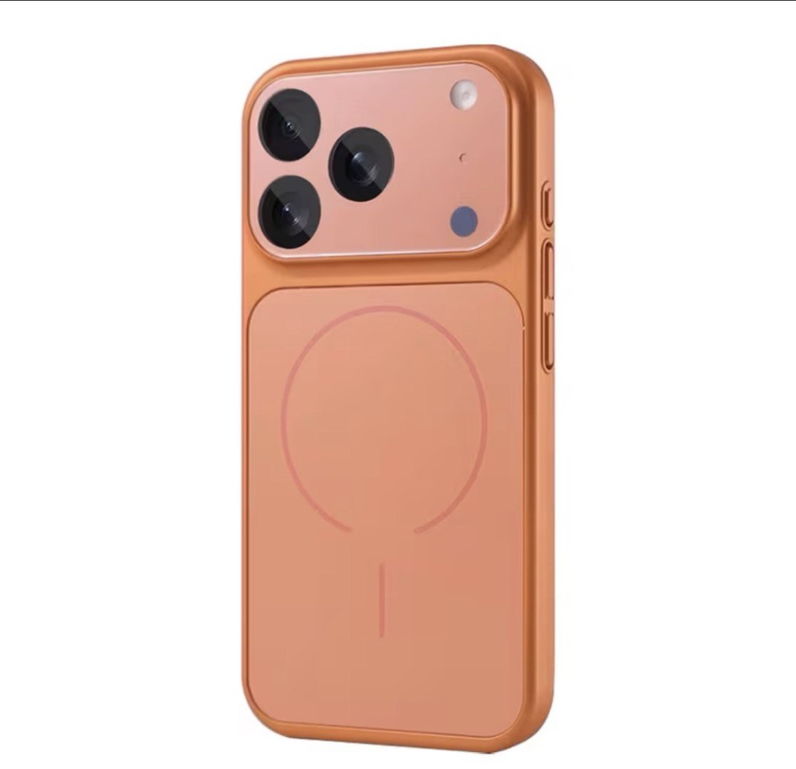 Чехол AG-GLASS для Apple iPhone 16 Pro оранжевый купить,1145
