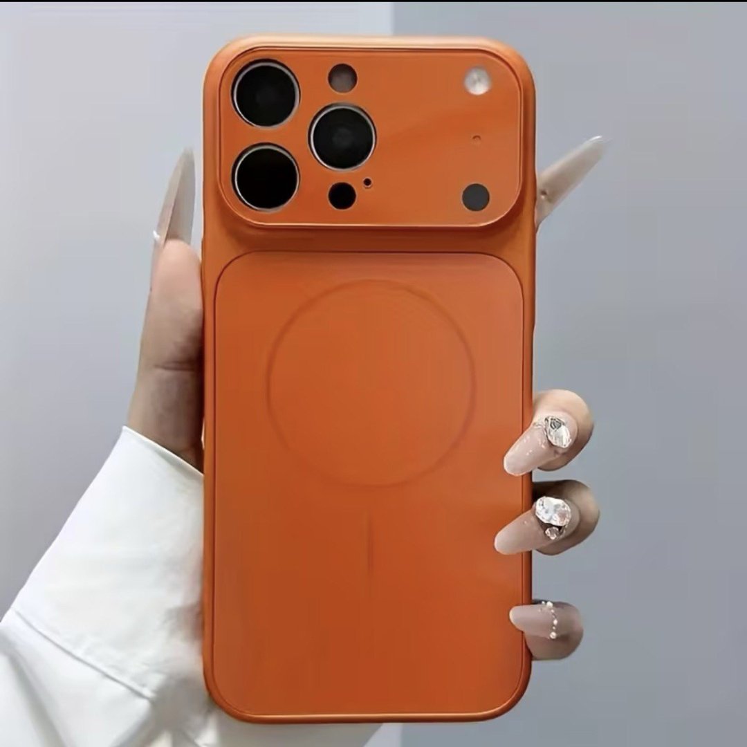 Чехол AG-GLASS для Apple iPhone 16 Pro оранжевый купить,1145