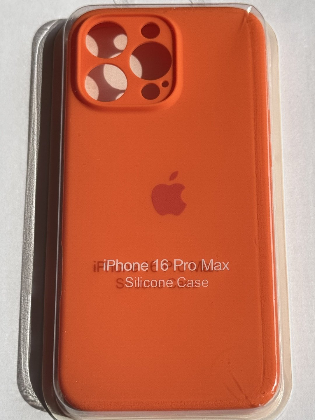Чехол для Apple iPhone 16 Pro Max оранжевый купить,999