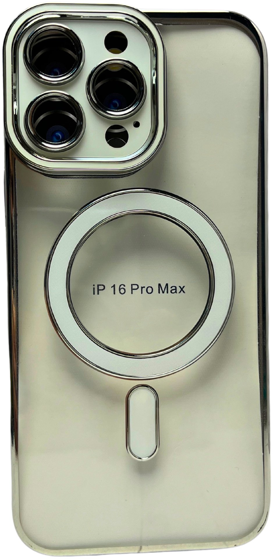 Чехол для Apple iPhone 16 Pro Max серебряный - ForteMarket Чехол для Apple iPhone 16 Pro Max серебряный купить,920