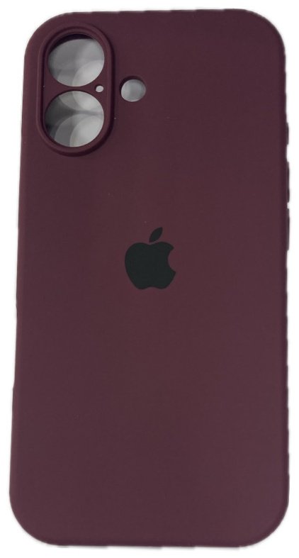 Чехол для Apple iPhone 16 бордовый купить,470