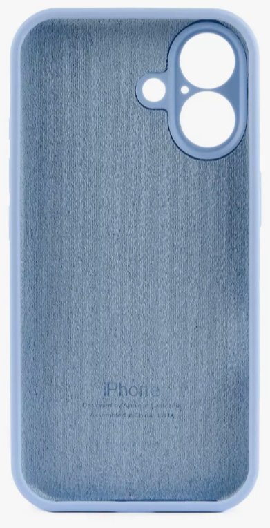 Чехол для Apple iPhone 16 голубой - ForteMarket Чехол для Apple iPhone 16 голубой купить,636