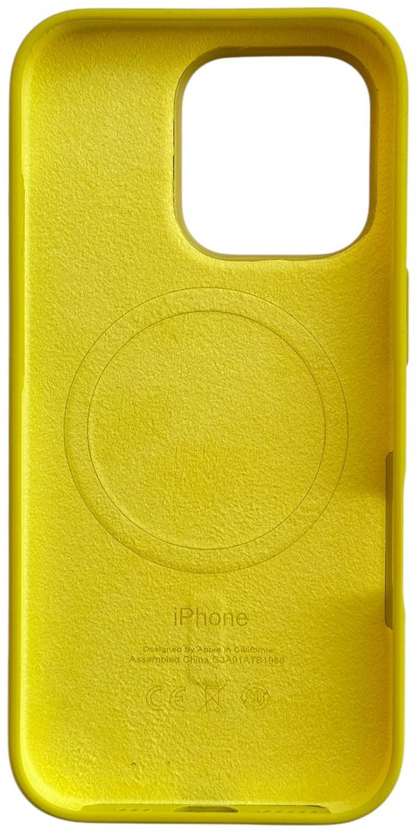 Чехол для Apple iPhone 16 Pro Max желтый купить,5068
