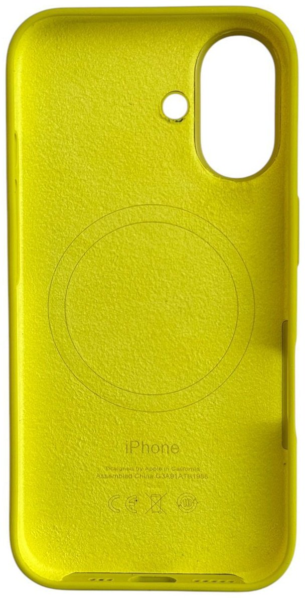 Чехол для Apple iPhone 16 желтый купить,5068