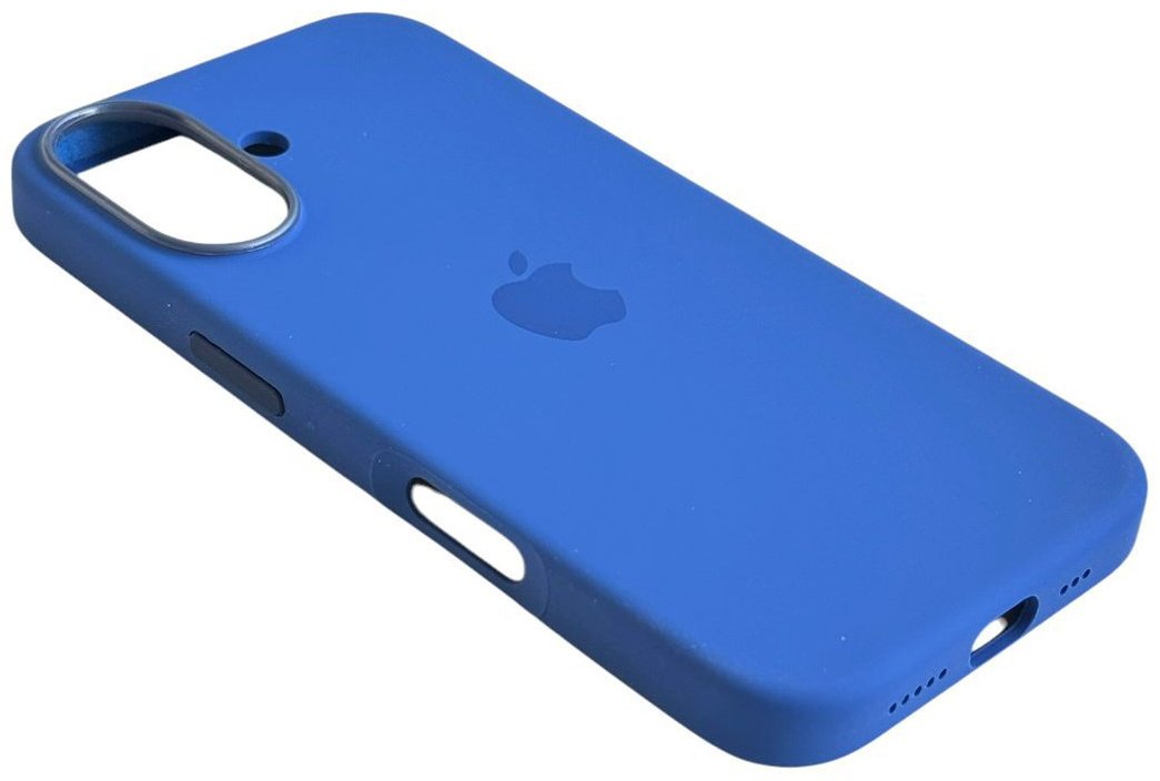 Чехол для Apple iPhone 16 синий купить,4992