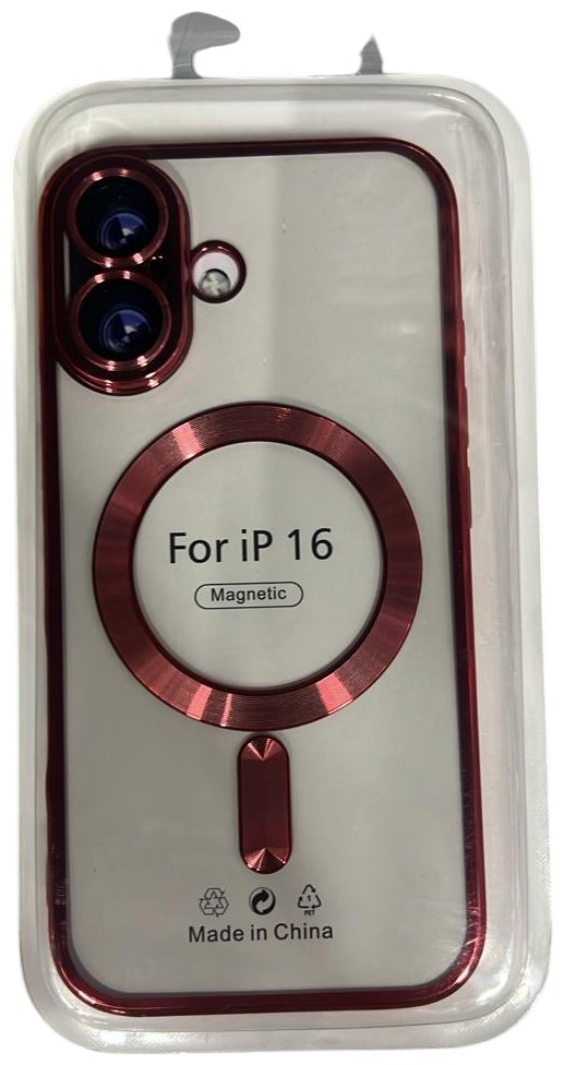 Чехол для Apple iPhone 16 красный - ForteMarket Чехол для Apple iPhone 16 красный купить,920
