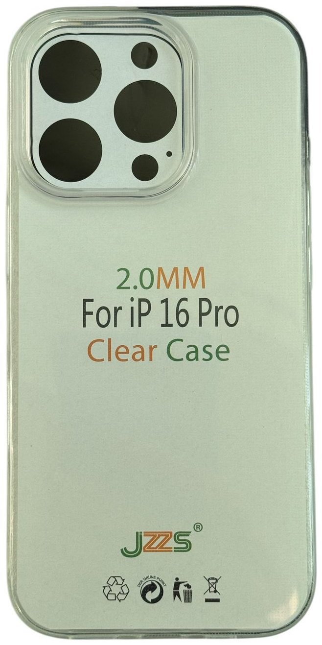 Чехол Clear Case для Apple iPhone 16 Pro прозрачный купить,986
