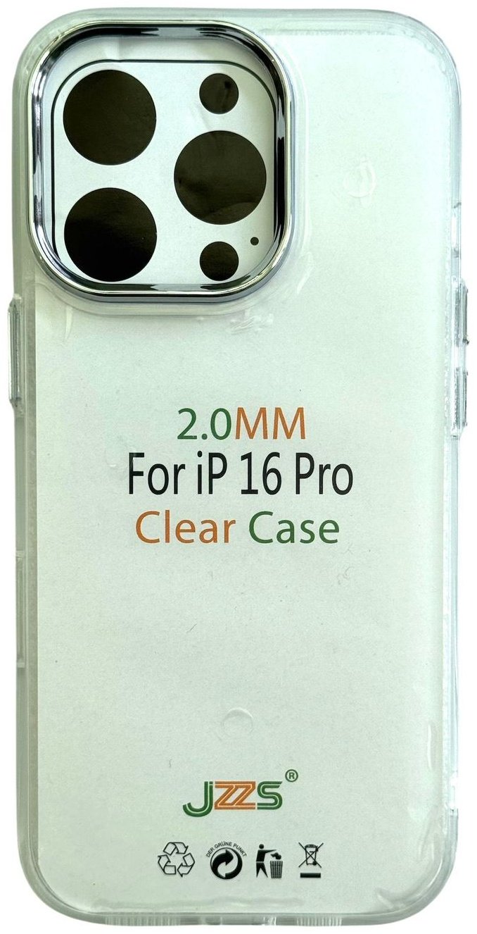Чехол Clear Case для Apple iPhone 16 Pro прозрачный купить,1270