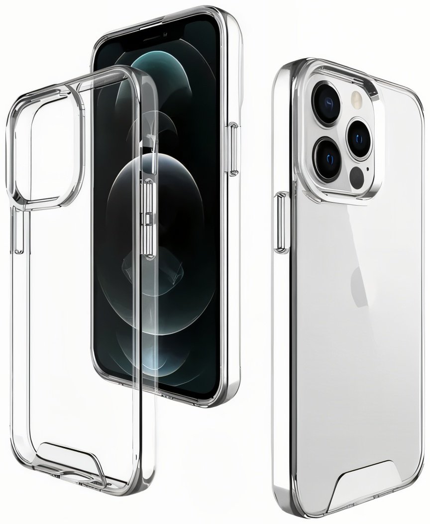 Чехол Space для Apple iPhone 16 Pro Max прозрачный - ForteMarket Чехол Space для Apple iPhone 16 Pro Max прозрачный купить,270