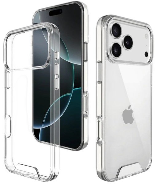 Чехол Space для Apple iPhone 17 Pro прозрачный - ForteMarket Чехол Space для Apple iPhone 17 Pro прозрачный купить,370