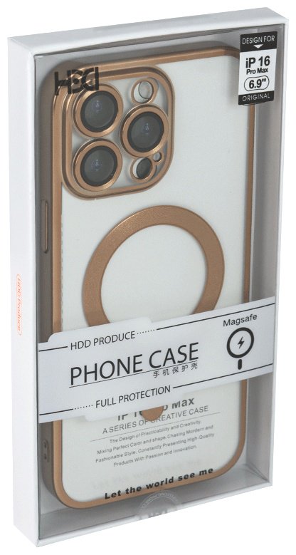 Чехол HDD PRODUCE для Apple iPhone 16 Pro Max прозрачный купить,756