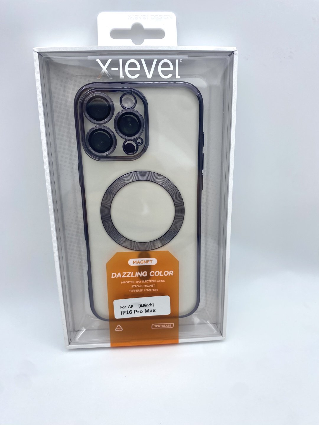 Чехол X-LEVEL для Apple iPhone 16 Pro Max черный купить,720