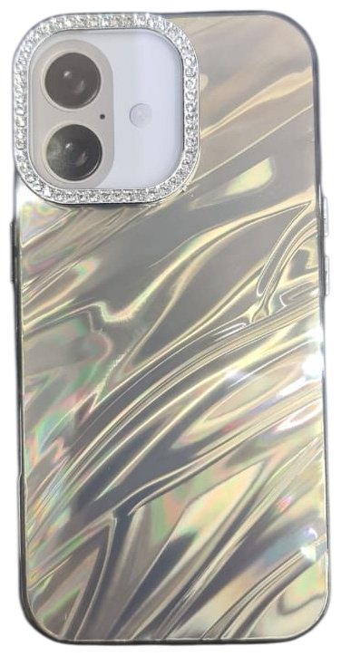 Чехол для Apple iPhone 16 серебристый купить,849