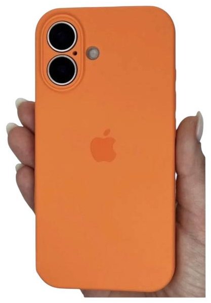 Чехол для Apple iPhone 16 Plus оранжевый купить,990