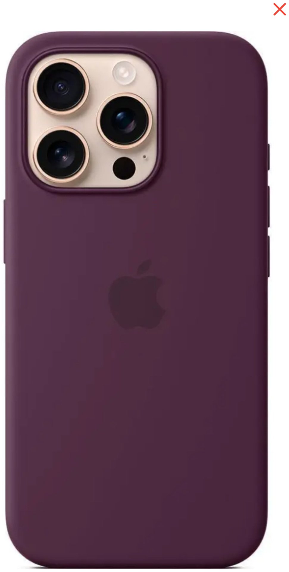 Чехол для Apple iPhone 16 Pro бордовый купить,795