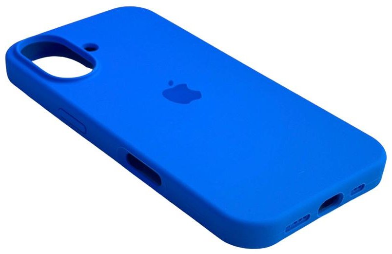 Чехол для Apple iPhone 16 синий купить,856
