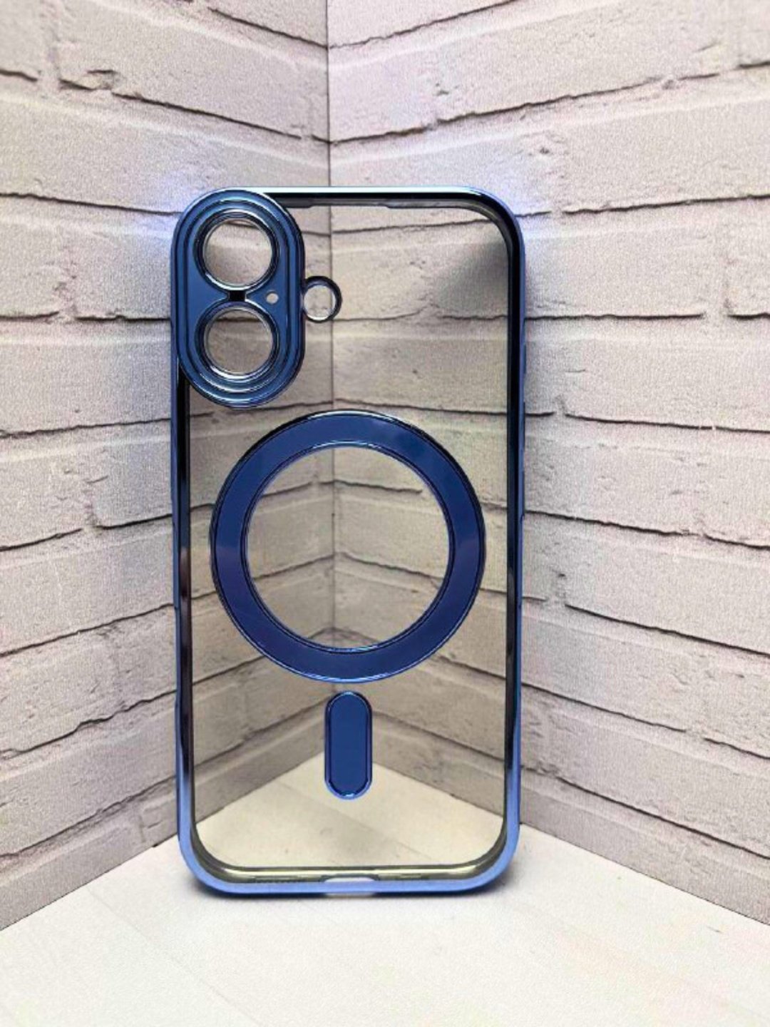 Чехол для Apple iPhone 16 синий купить,920