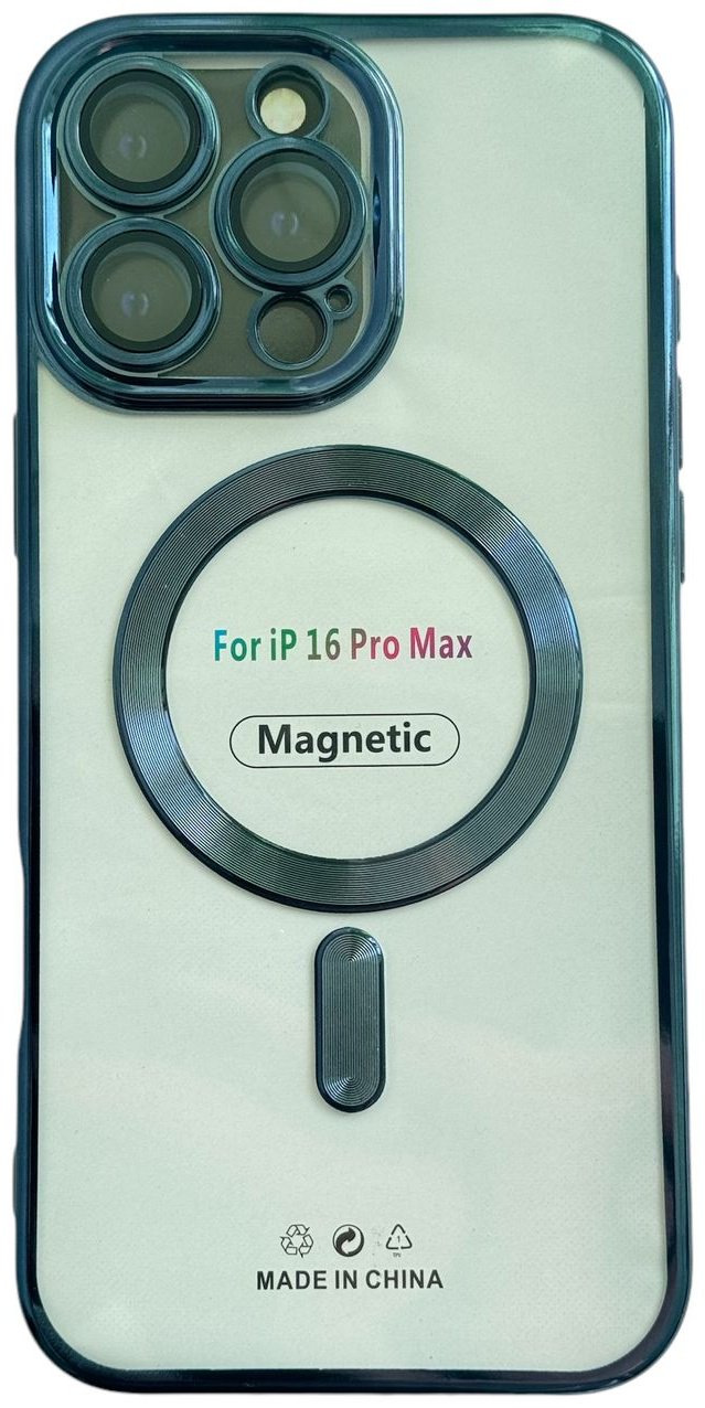 Чехол для Apple iPhone 16 Pro Max синий купить,968