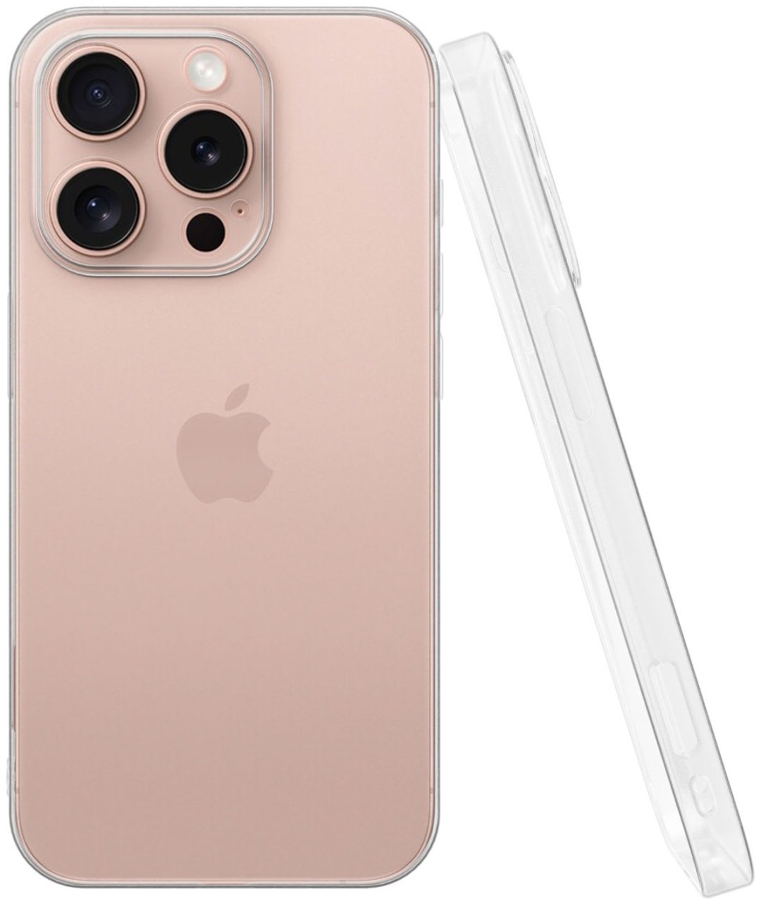 Чехол Mcover для Apple iPhone 16 Pro прозрачный купить,486