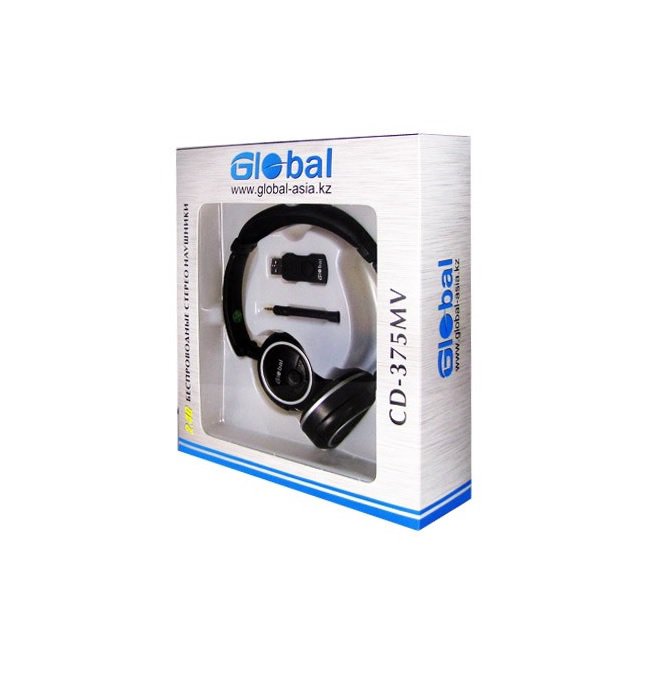 Наушники Global CD-375MV черные