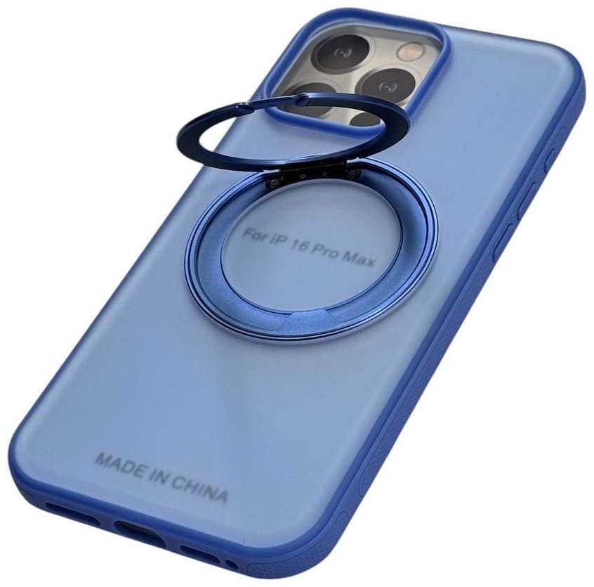 Чехол для Apple iPhone 16 Pro Max голубой купить,3500