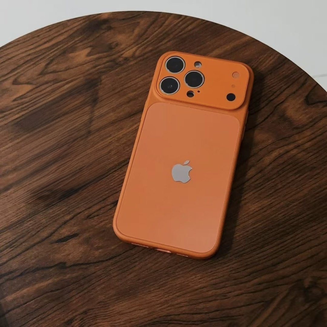 Чехол для Apple iPhone 16 Pro оранжевый купить,1455